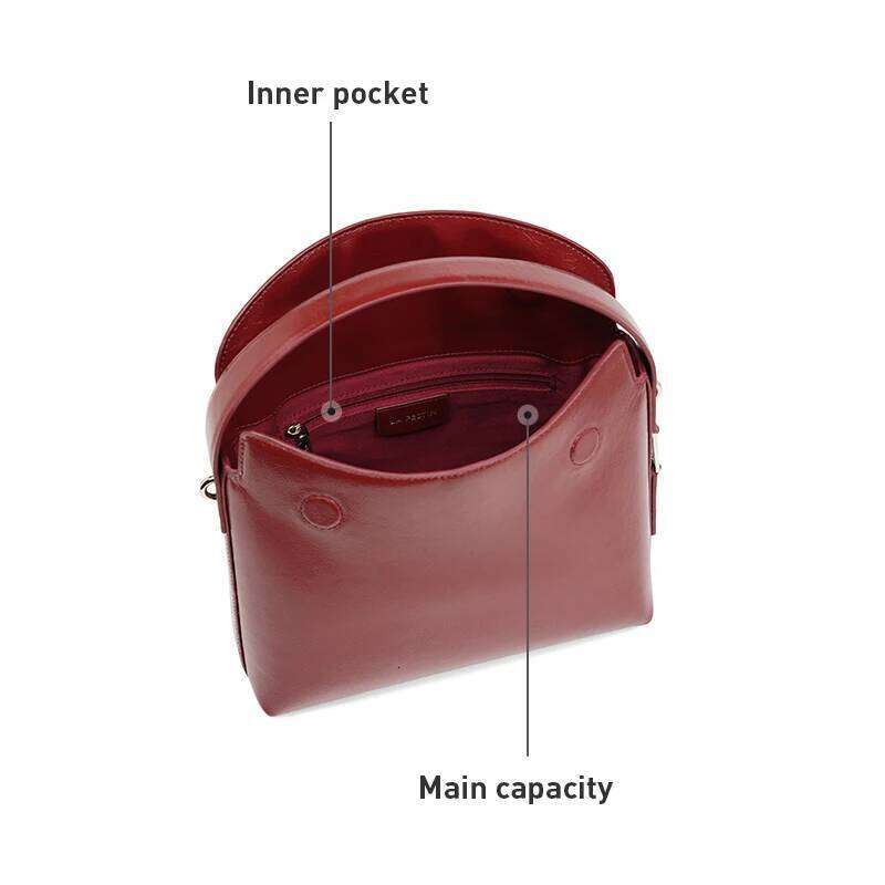 LA FESTIN Original 2025 New Handbag Women Ladies Shoulder Crossbody Leather Portable Bucket Brand Bag