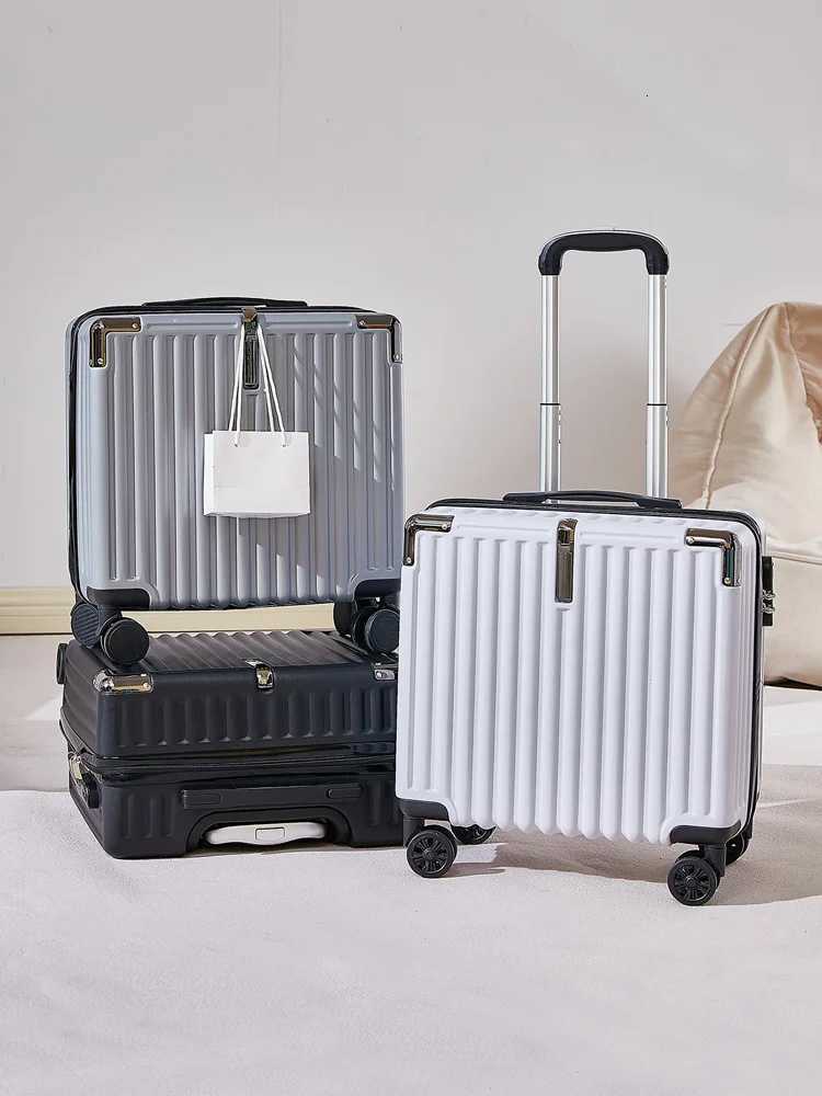 Small 8Inch CarryOn Suitcase Lightweight Travel Bag for Men And Women Airport Password Box No CheIn Required Box Z250905