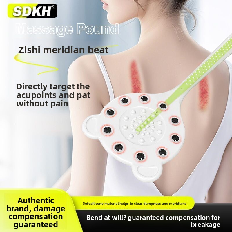 Magnetic Meridian Board Health Care Tool Leg Back Shoulder Neck Patting Stick Silicone