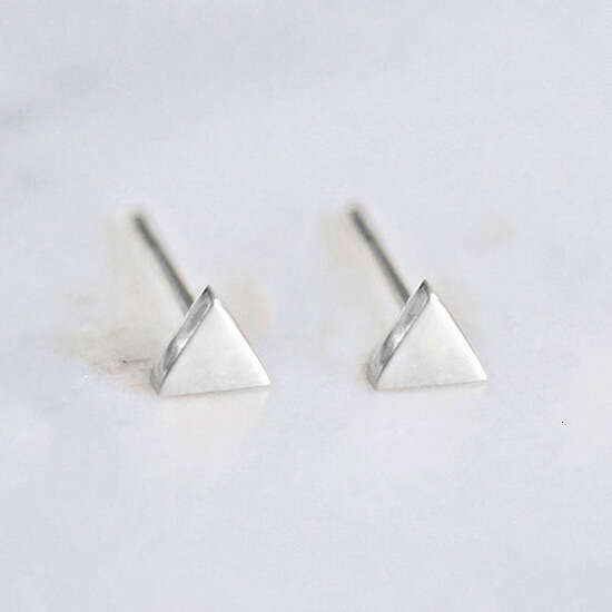 DH collections Korean minimalist, fashionable and trendy triangular stud earrings