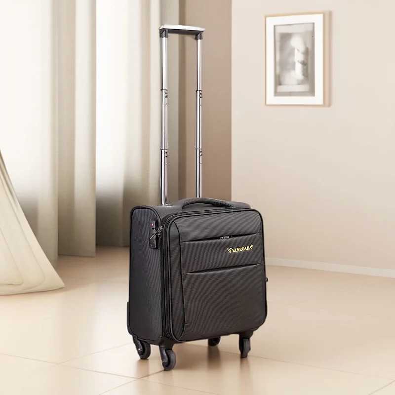 18 Inch Luggage Oxford Cloth Airplane Boarding Suitcase Luggage Bar Free Checked In New Aviation Small Travel Suitcase Z250905