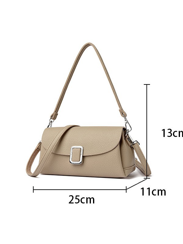 Popular Style Crossbody For Middle-Aged Mothers Korean Version Simple And Fashionable Shoulder Elegant Armpit Small Square Bag
