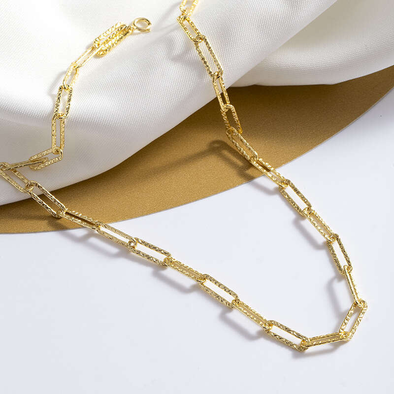 DH collections: S925 Silver Shimmering Square Geometric Necklace for Women