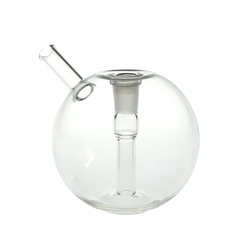 Goodsstore 3 Inch Portable Pocket Bong Glass Water Pipes with 10mm Female Joint Thick Pyrex Globe Smoking Bubbler Bongs
