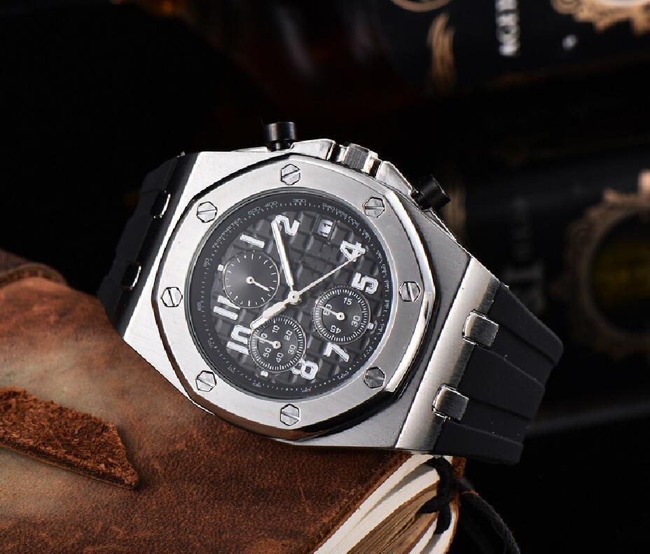 Luxury Mens womens High quality A Pity quartz movement watches oak hexagon bezel man lady Rubber strap men women Wristwatches Modern watches #117