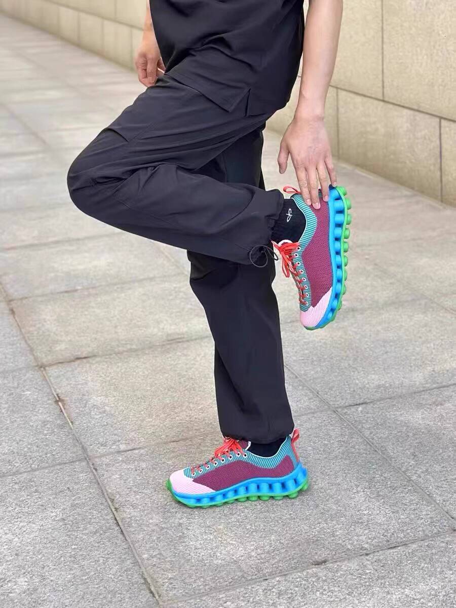 TGPL Internet Celebrity Dopamine Trendy European Style Color Block Thick Sole Dad Casual Sneakers Women's Men's Shoes