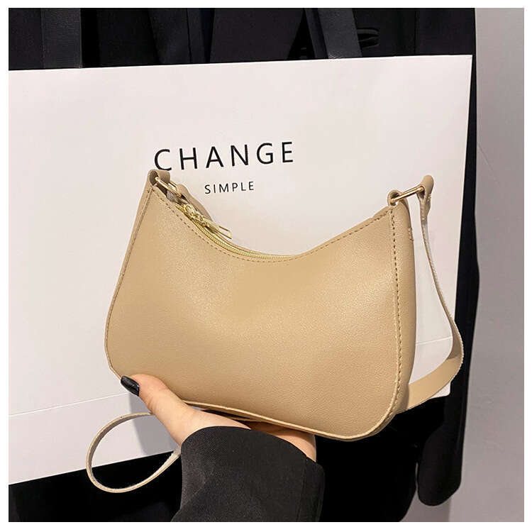 Handbag New 2024 Small Square Stylish Texture Shoulder Fashion Women's Underarm Bag