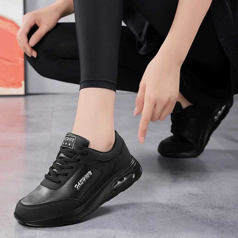 2024 New Women Comfortable Nonslip Designer Casual Sneakers Ladies Sport Jogging Shoes Fashion High Quality Leather Running Shoes Z250905