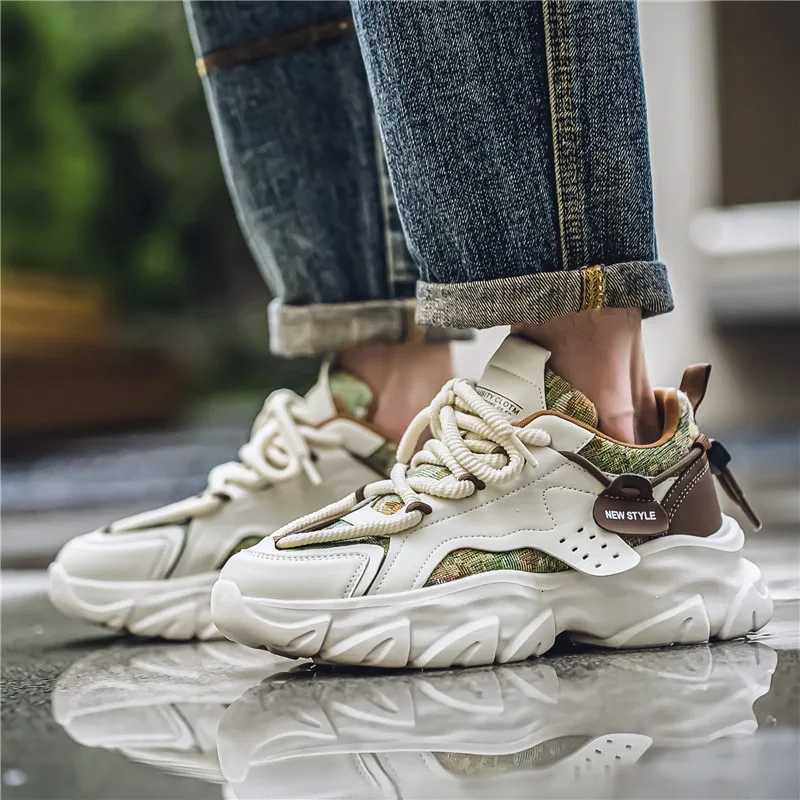 Mens Shoes Comfortable Soft Soled Breathable Casual Shoes New Height Increasing Fashionable Versatile Running Shoes For Men Z250905