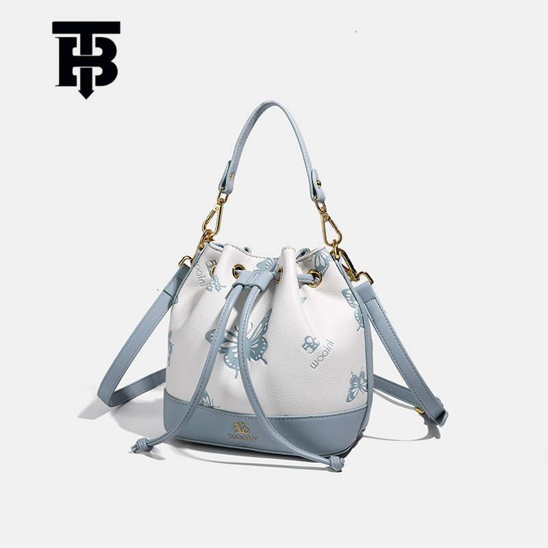 TB BHULAMTE Designer Bag Luxury Bag UR Women's Bag 2025 New Autumn Winter Fashion Bucket Bag Niche Sweet High-end Versatile Handbag Shoulder Cros