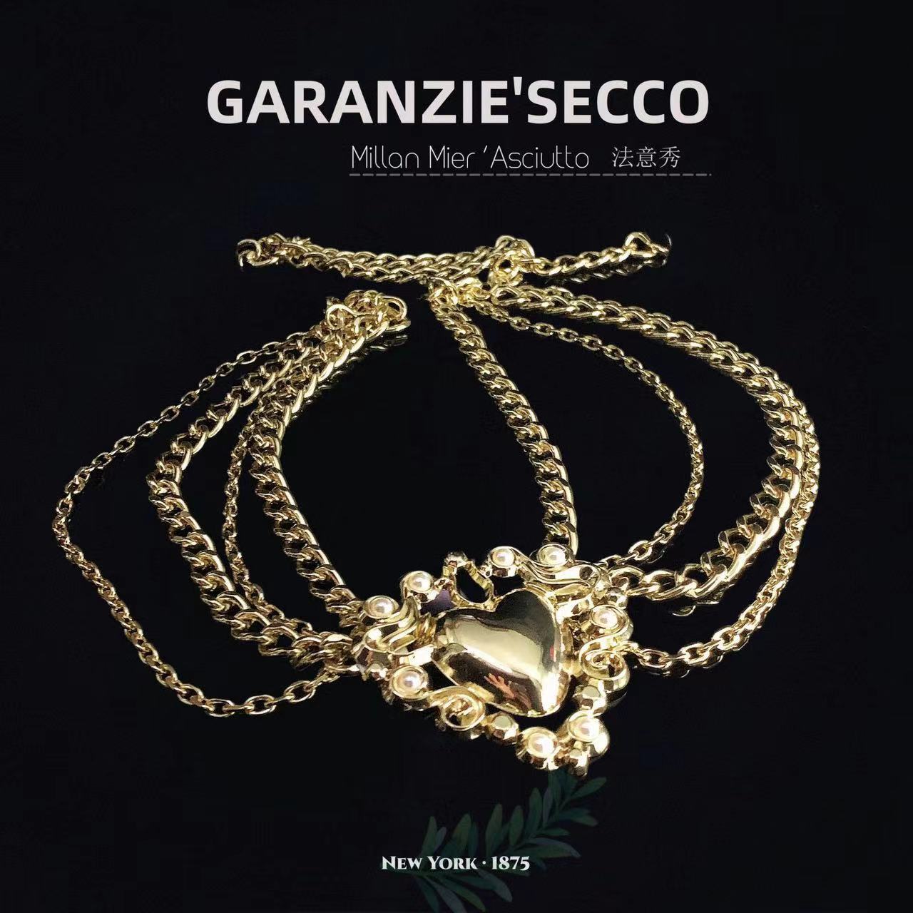 Luxury Brand Designer Jewelry Style Heart Waist Chain Gold Chain Multi-Layer Fashion European And American New Tassel Accessories Creative Waist Belt Women Deco