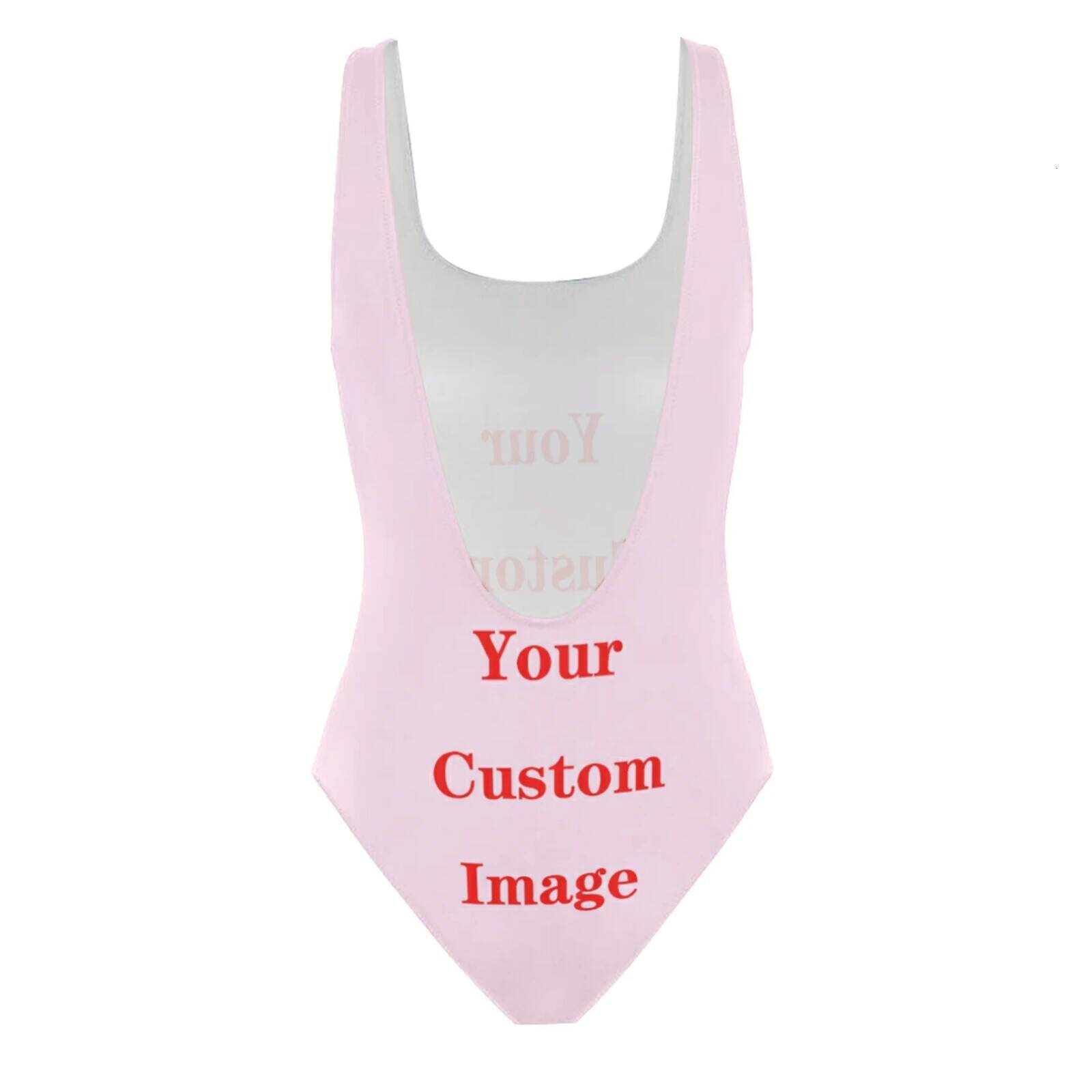 One Piece Swimsuit Women Sexy Thong Swimwear New Custom image Beach Bathing Suit Brazilian Swimming Suits Female Summer