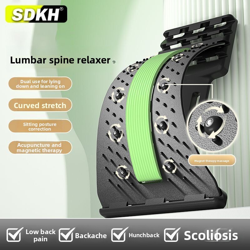 Relief Waist Middle-aged and Elderly Protection Massage Support Lumbar Spine Board Office Cervical Traction Device