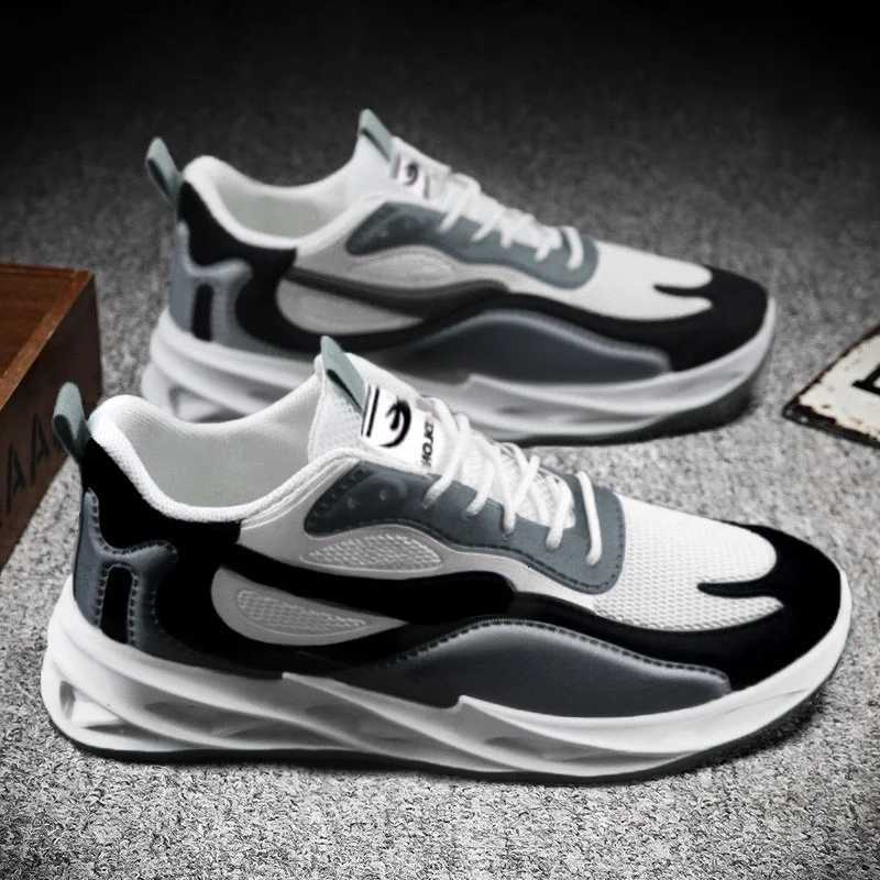 New Trendy Mens Sports Shoes Cushion Running Sneakers Outdoor Leisure Walking Jogging Trainers Soft Sole Breathable Footwear Z250905