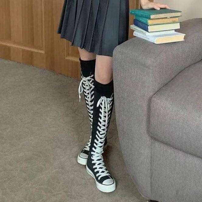 2025 New Canvas for Women, Casual Korean Style Versatile Women's Flat Shoes, Zipper Street Dance Shoes