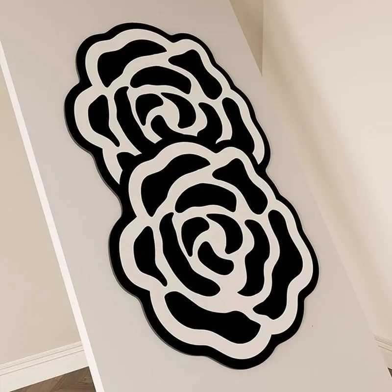 Luxurious 2025 New Flower Shaped Bathroom Floor Mat Diaponite Mud Quick Drying Anti Slip Footpad SkinFriendly Fabric Decoration Carpet Y251105