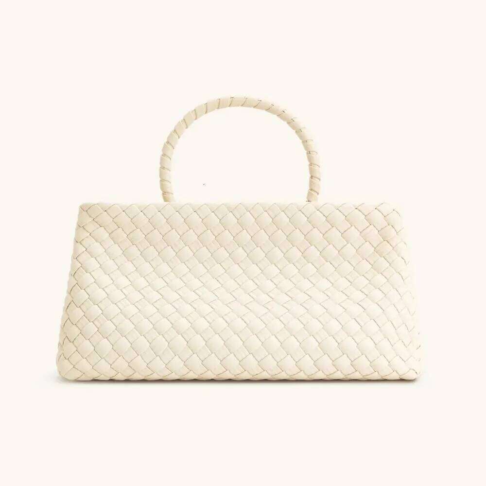 JW PEI Women's Elora Woven Tote Bag, Shoulder Crossbody Bags Autumn Casual Spacious Commuting Handbag Designer