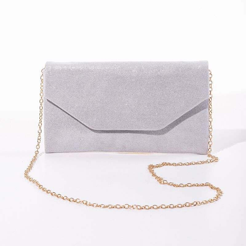 Women's Bags New Glitter Suede Evening Magnetic Buckle Chain Envelope Change Mobile Phone Messenger Bag In Stock
