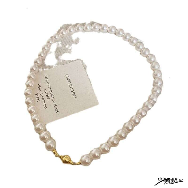 Elegant Multi Size ddmydec Imitation Pearl Necklace Layered Beaded Chain Statement Jewelry For Women And Men ddmydec