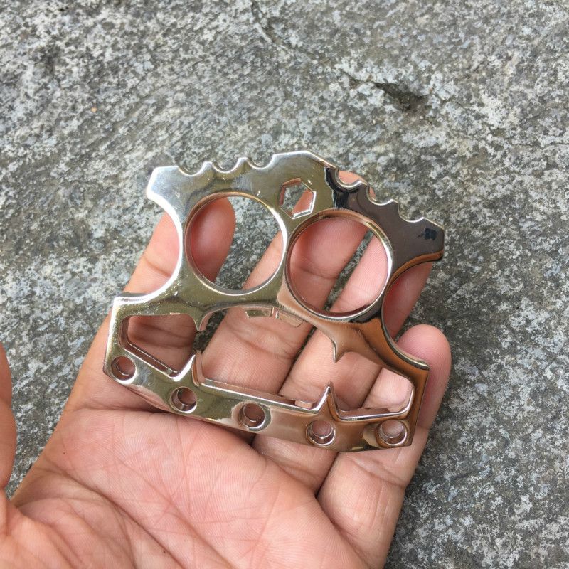 Outdoor Multifunctional Knuckle Duster Skeleton Finger Tiger Bottle Opener Window Breaker Finger Ring Key Ring
