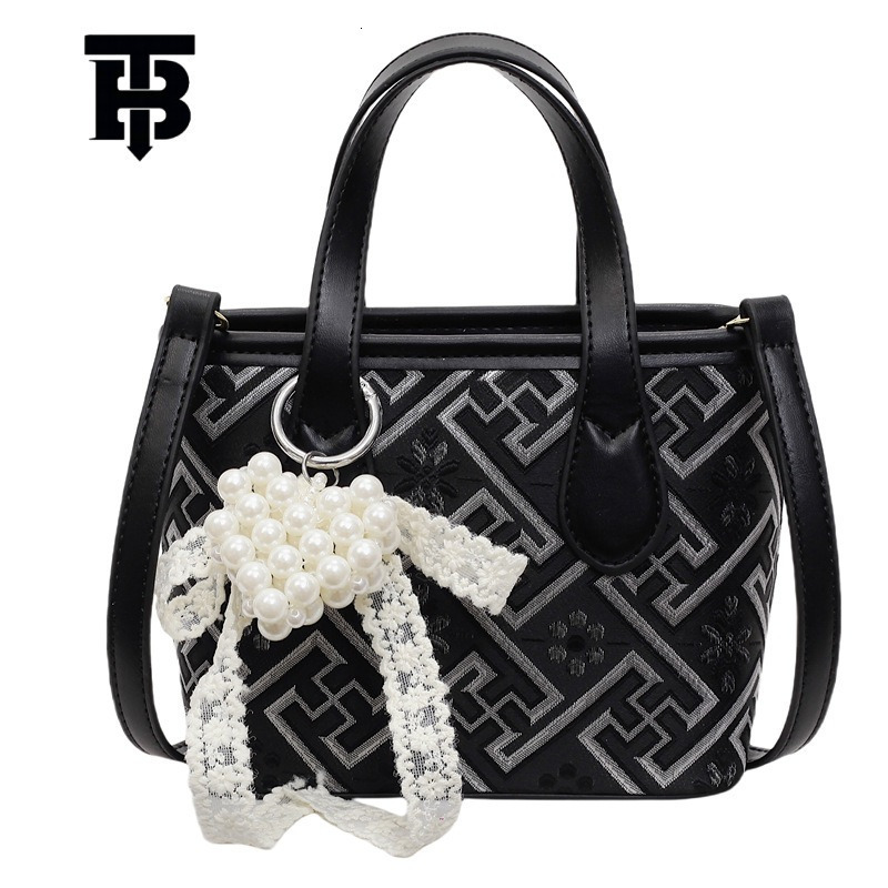 TB BHULAMTE Designer Bag 2025 Handheld Niche Design Sense Bag For Women Bucket Chinese Style Bag New Sweet Luxury Bag Exquisite Commuter Shoulder Cros