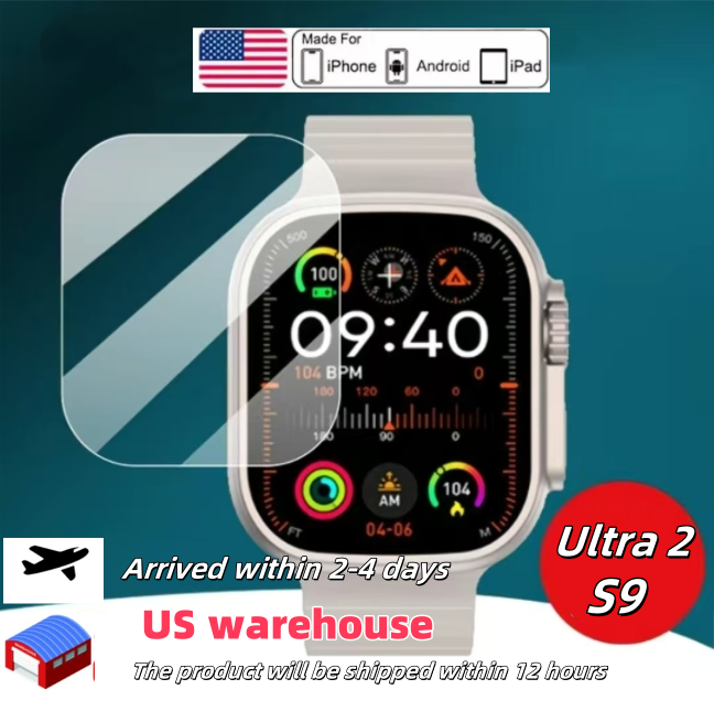 Unisex Ultra 2 Smartwatch - Advanced Fitness Monitor & Durable Band Compatible with Apple Devices
