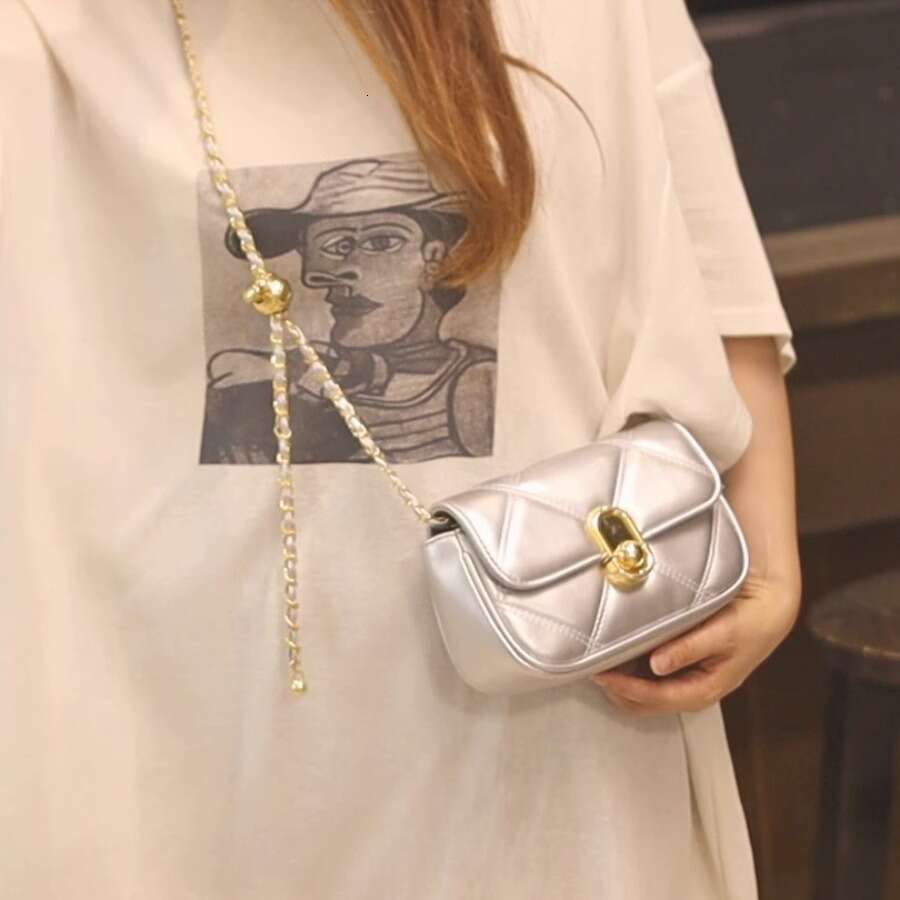 2024 New Summer Phone Single Shoulder Women Square Office Small Handbag Trending Crossbody Bag This Year
