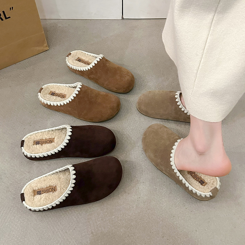 Hot new free shipping deisgner slippers for womens flat slippers brown New fashionable and versatile outdoor slippers