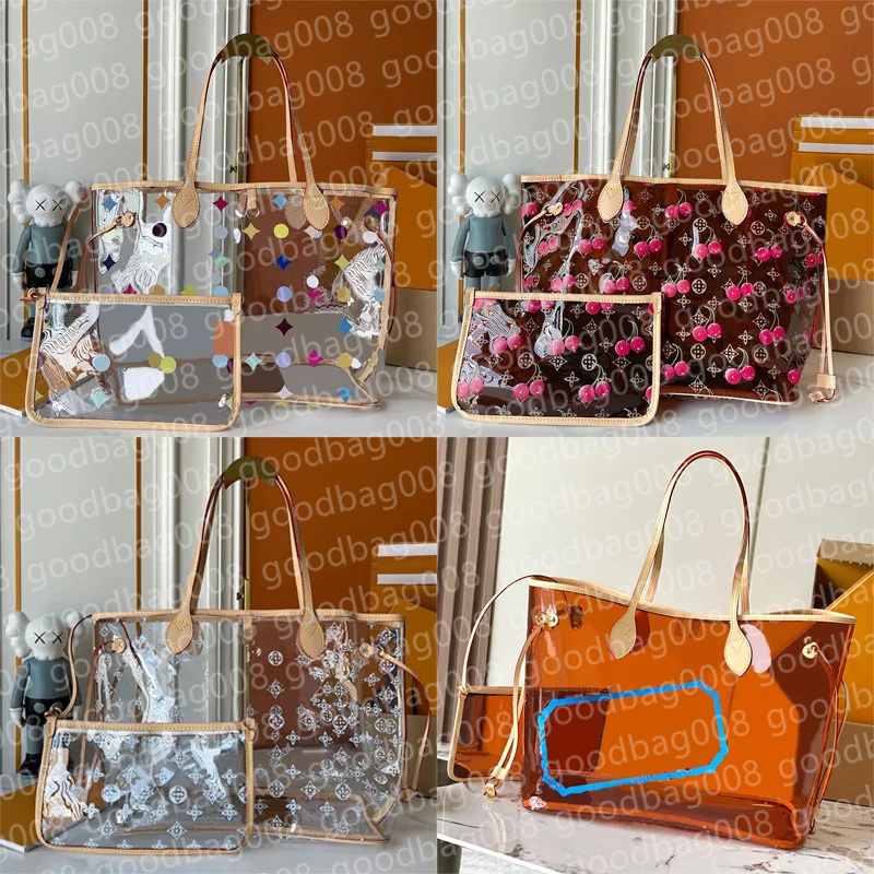 Tote Bag Designer Bag Handbag Luxury Shoulder Bag Fashion Messenger Large Capacity Composite Shopping Bag High Quality Transparent Bag Jelly Beach Bags