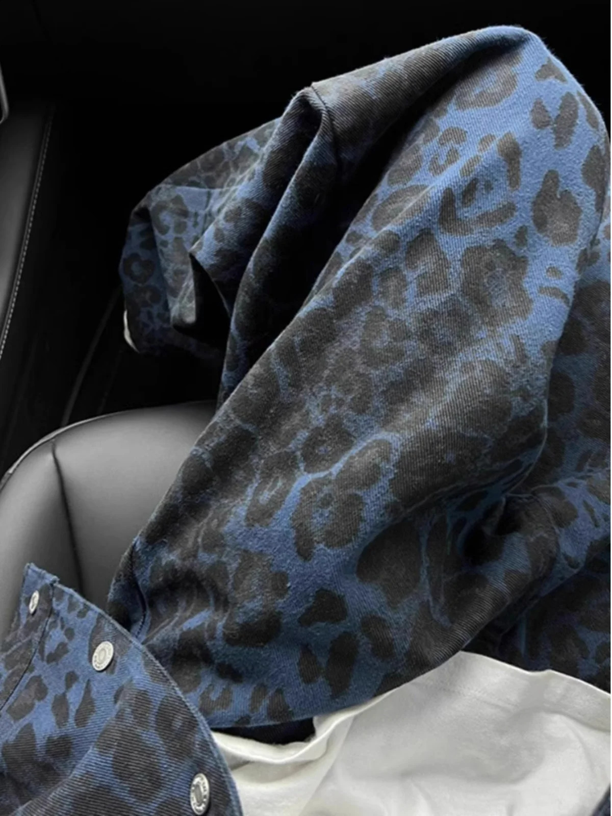 Retro American Leopard Print Mens Jeans High Street n Straight Leg Knife Flared Pants Spring Autumn Sle 250823