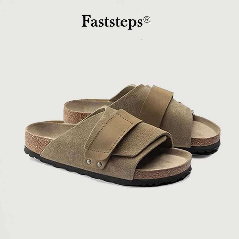 Briken stock Outdoor High Quality Suede Clogs Sandals Soft Fashion Brand Design Leather Mule Clog Shoes for Women Men W250905