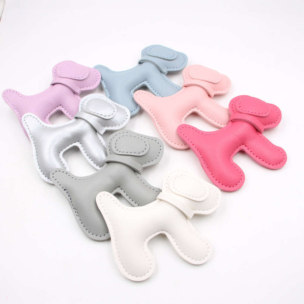 DHEssentials 2025 3D Bulldog Faux Leather Charm, Kawaii Animal Pendant, Korean-Japanese Style, Bag/Phone Decor, Multi-Colors