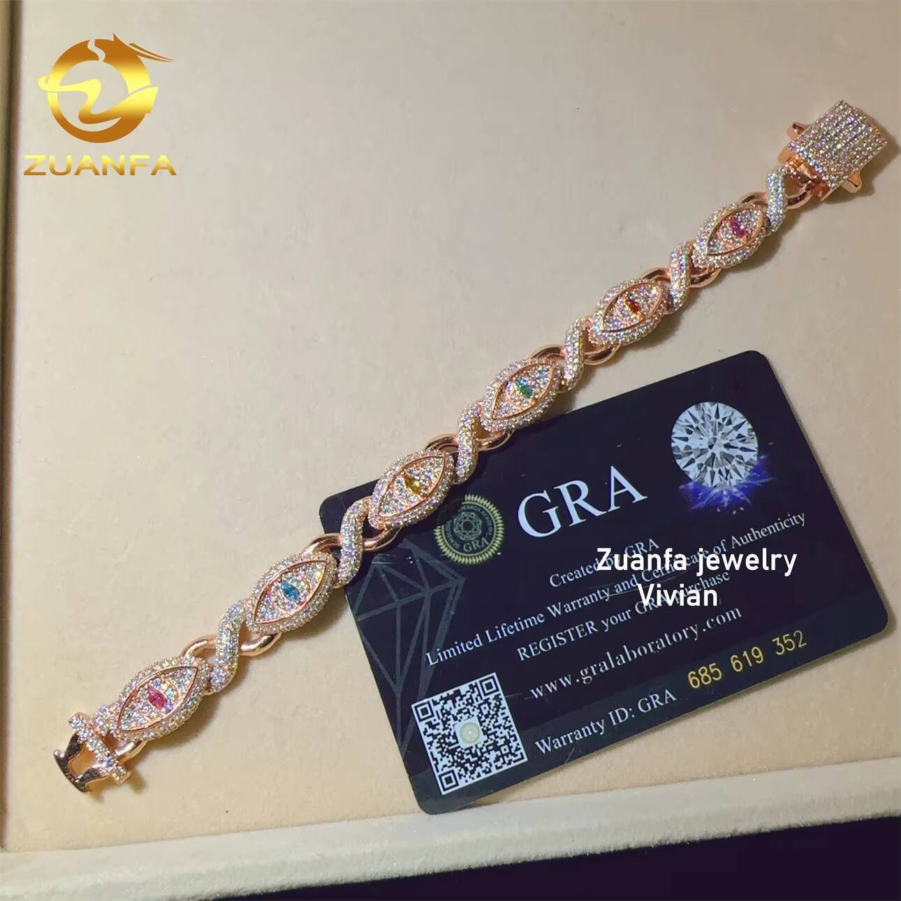 Moissanite Cuban 10mm 925 Sterling Silver Iced Out VVS Moissanite Hio Hop Jewelry Cuban Link Bracelet