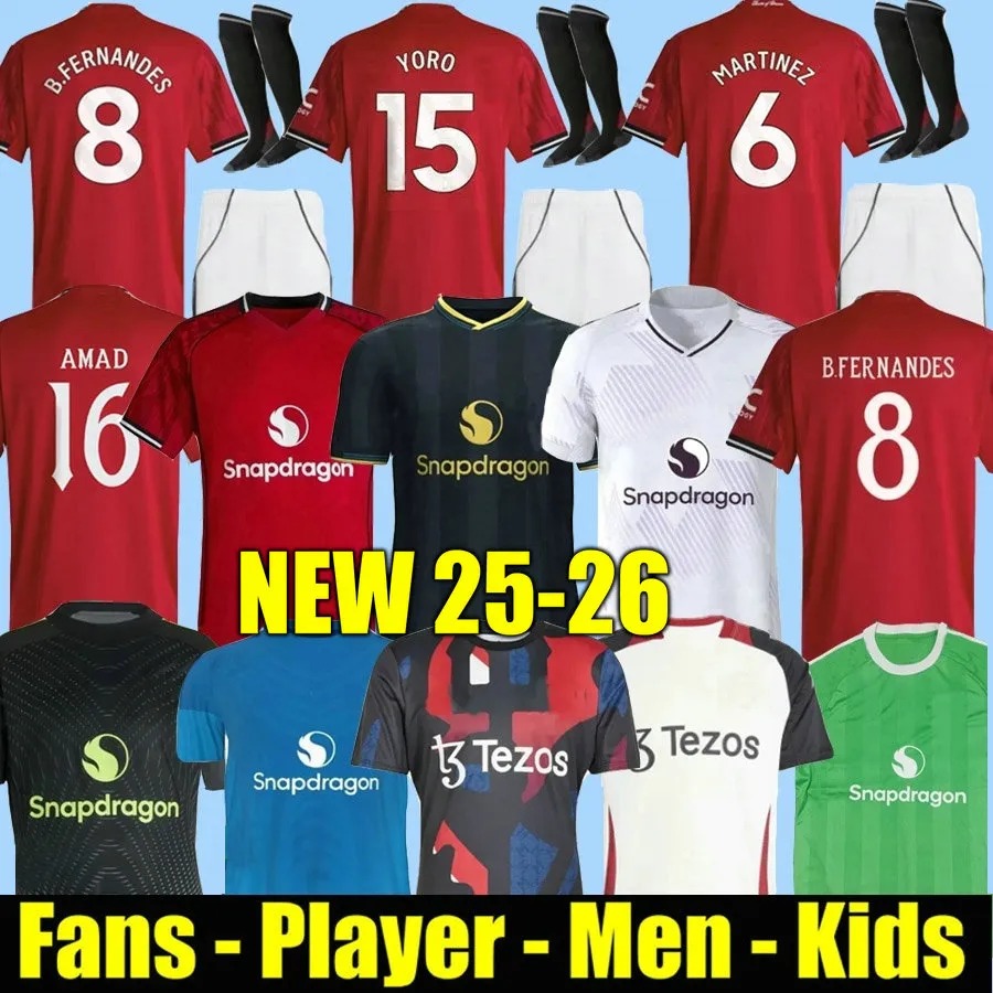 ONANA 25 26 soccer jerseys BRUNO FERNANDES CUNHA MBEUMO football shirt 2025 2026 kit MARTINEZ AMAD Garnacho Mount HOJLUND MAINOO Zirkzee