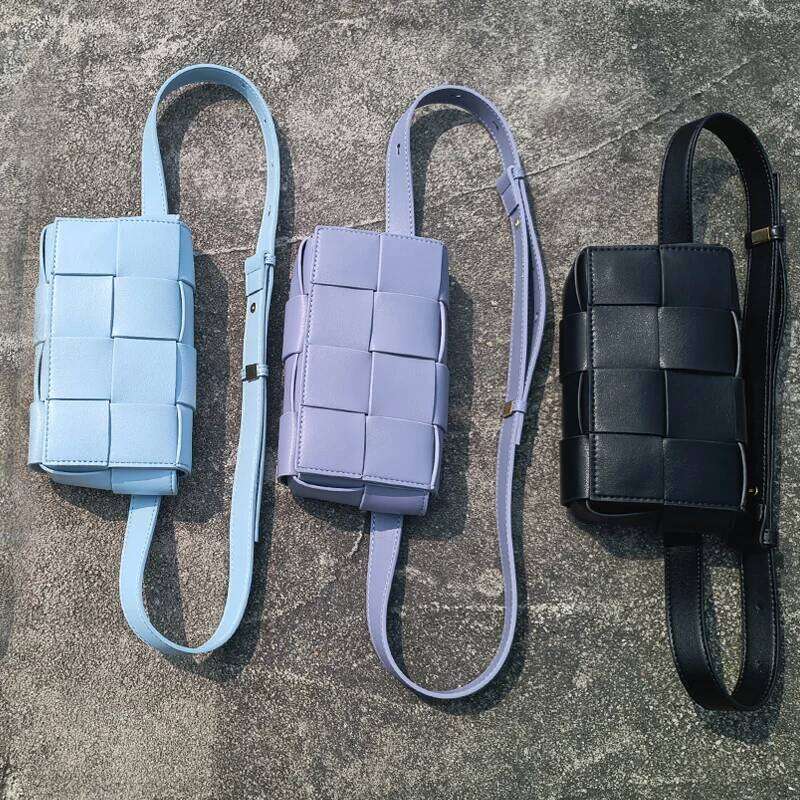 Women's Branded Belt Waist Leather Small Clutch Handbags Designer Chest Shoulder Phone Bag 2021 New Fanny Pack