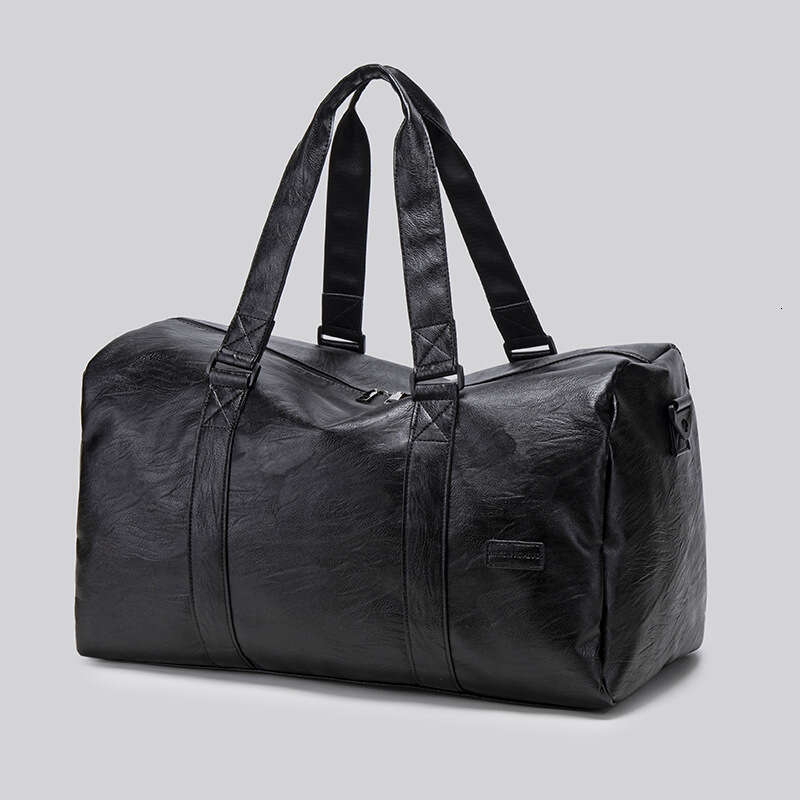 Travel Bags Men and Women Large Capacity Shoulder Backpack Handbag Texture Soft Leather Luggage Bag Sports