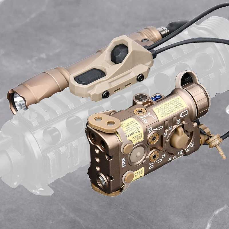 Tactical Metal NGAL Red Green Blue Laser Indicator Surefir M300 M600C Hunting Scout Light AXON Dual Control Switch Fit 20MM RailXJ250905
