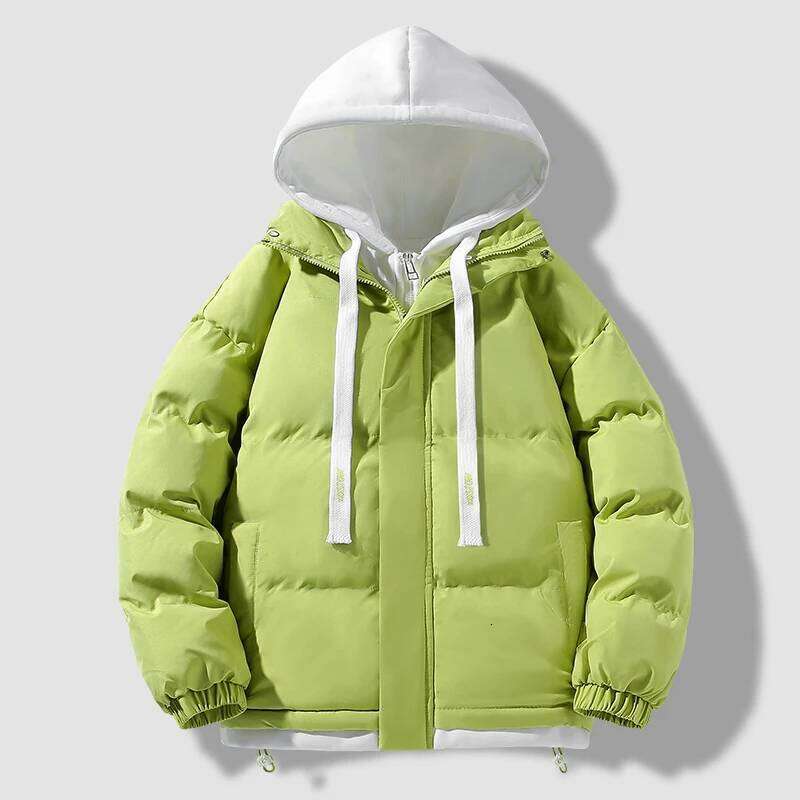 2024 new style Thick Men Warm Parka Jackets Casual Men's Outwear Coats Hooded Windbreak Cotton Padded Winter Jacket