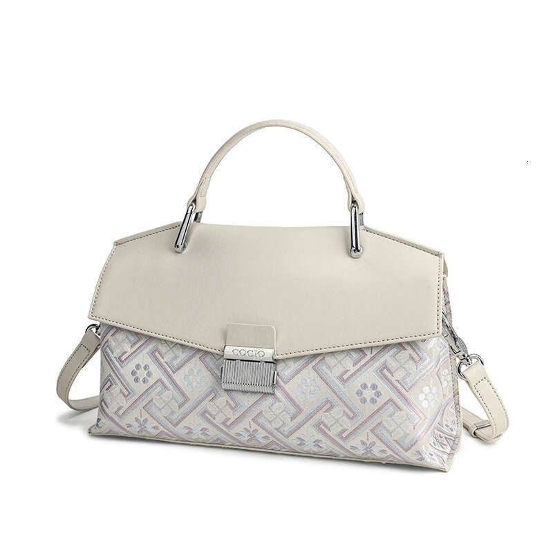 DHEssentials 2025 Luxury Briefcase Women's Large Capacity Handbag Minimalist Crossbody Shoulder Bag Chic Versatile Tote Beige