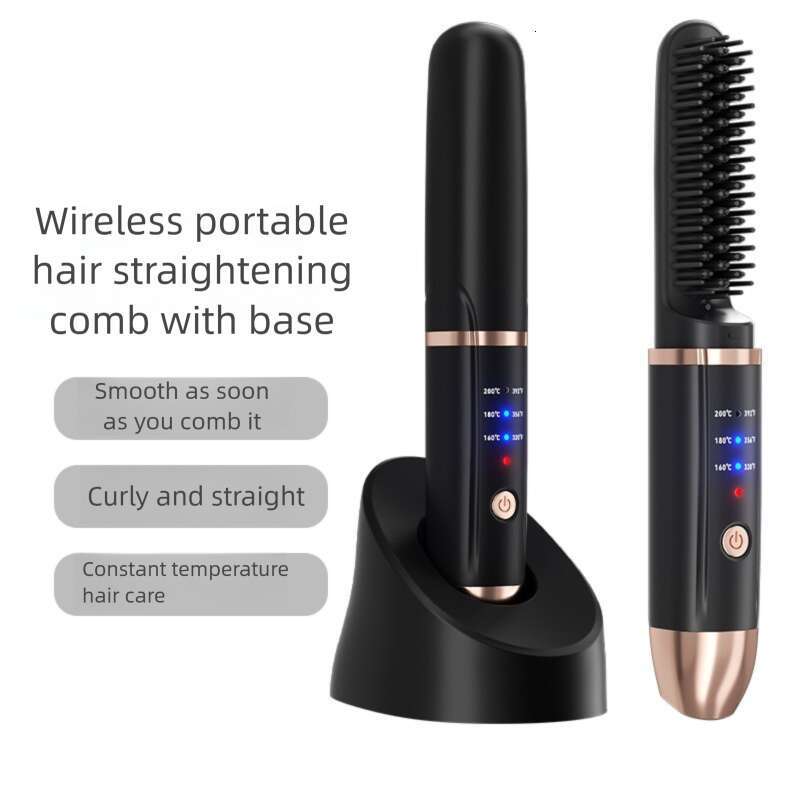 Designer Brand Korean Men S S Beard Portable Home Multifunctional USB Wireless Base Dual Purpose Rechargeable Straightening Comb