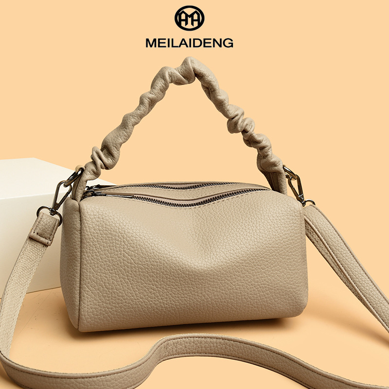 Women's Crossbody 2025 New Trendy Textured Pillow High-End Handbag Niche Shoulder Bag For Women