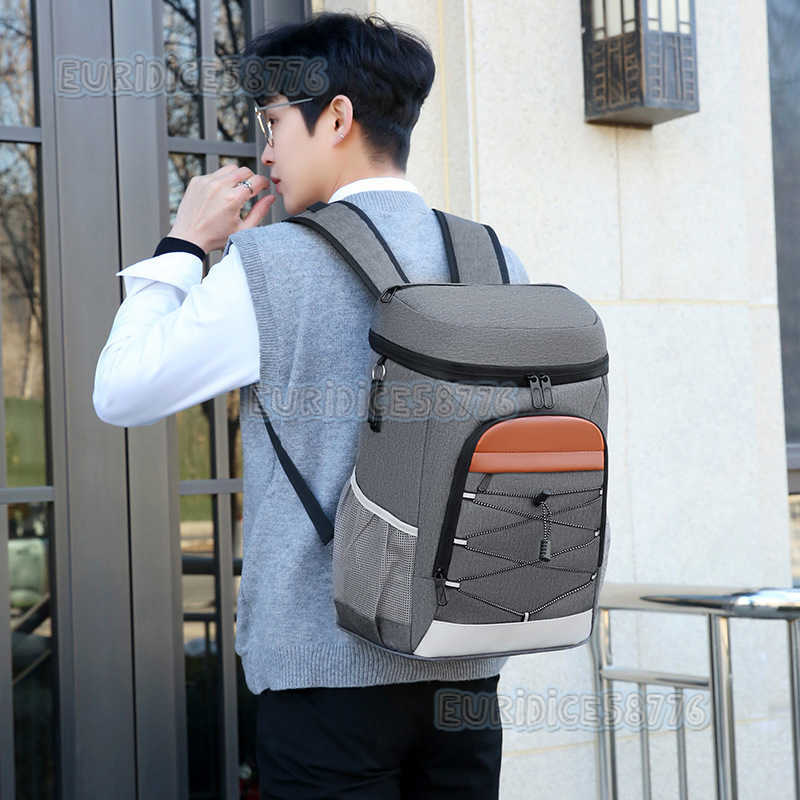 2025 Insulated Cooler Backpack Leakproof Lightweight Waterresistant Large Picnic Leakproof Lunch Backpack H250906