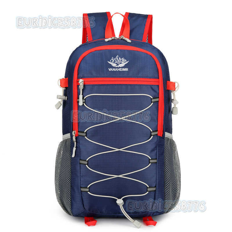 Outdoor Backpack Made of Oxford Cloth for Hiking and Cycling Lightweight Multifunctional Casual Foldable Backpack with Large Capacity H250906