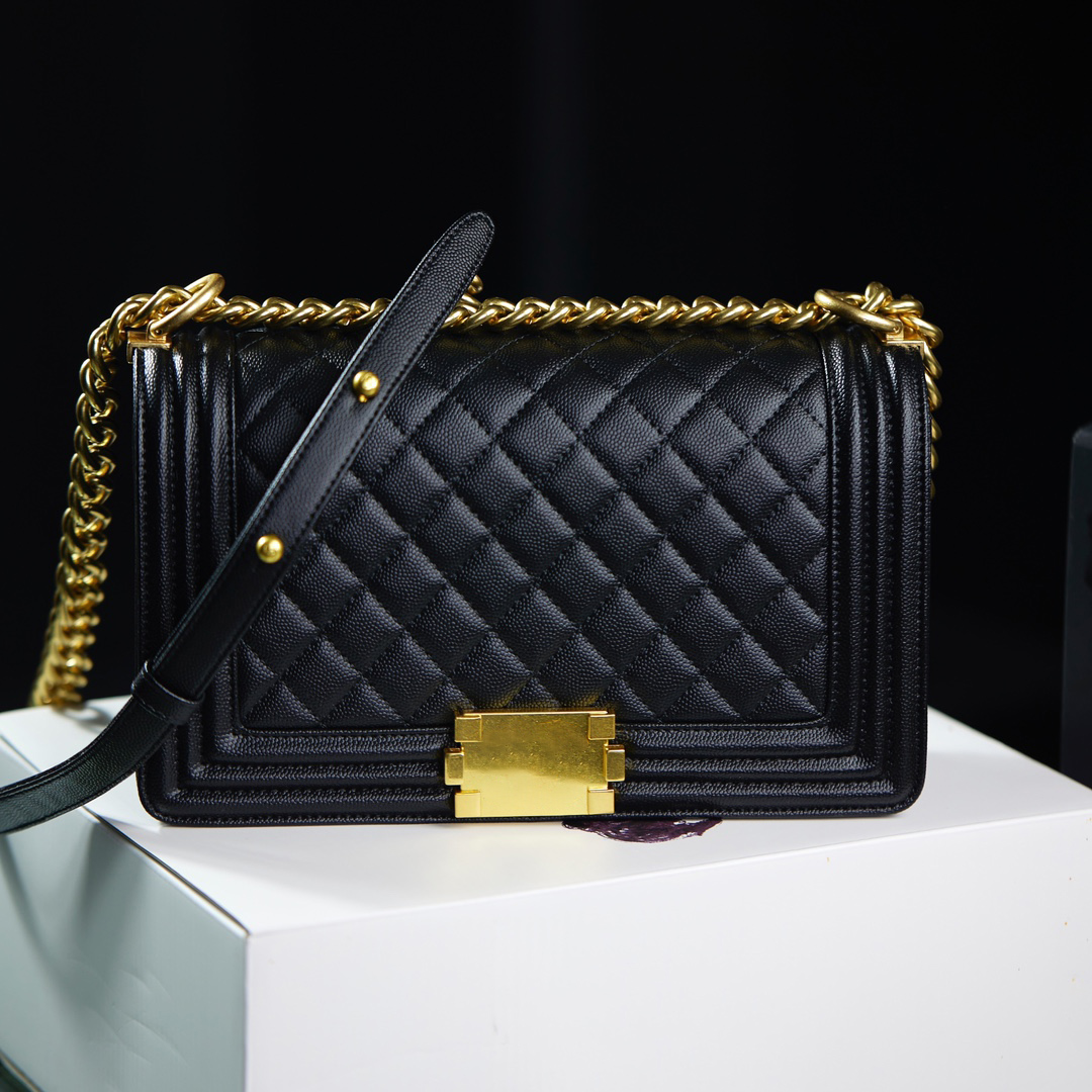 Shoulder Bags Top quality BOY mouth cover bagwoman fashion shoulder handbag leather crossbody urious Designer chain bags clutch purse With box 20cm 25cm