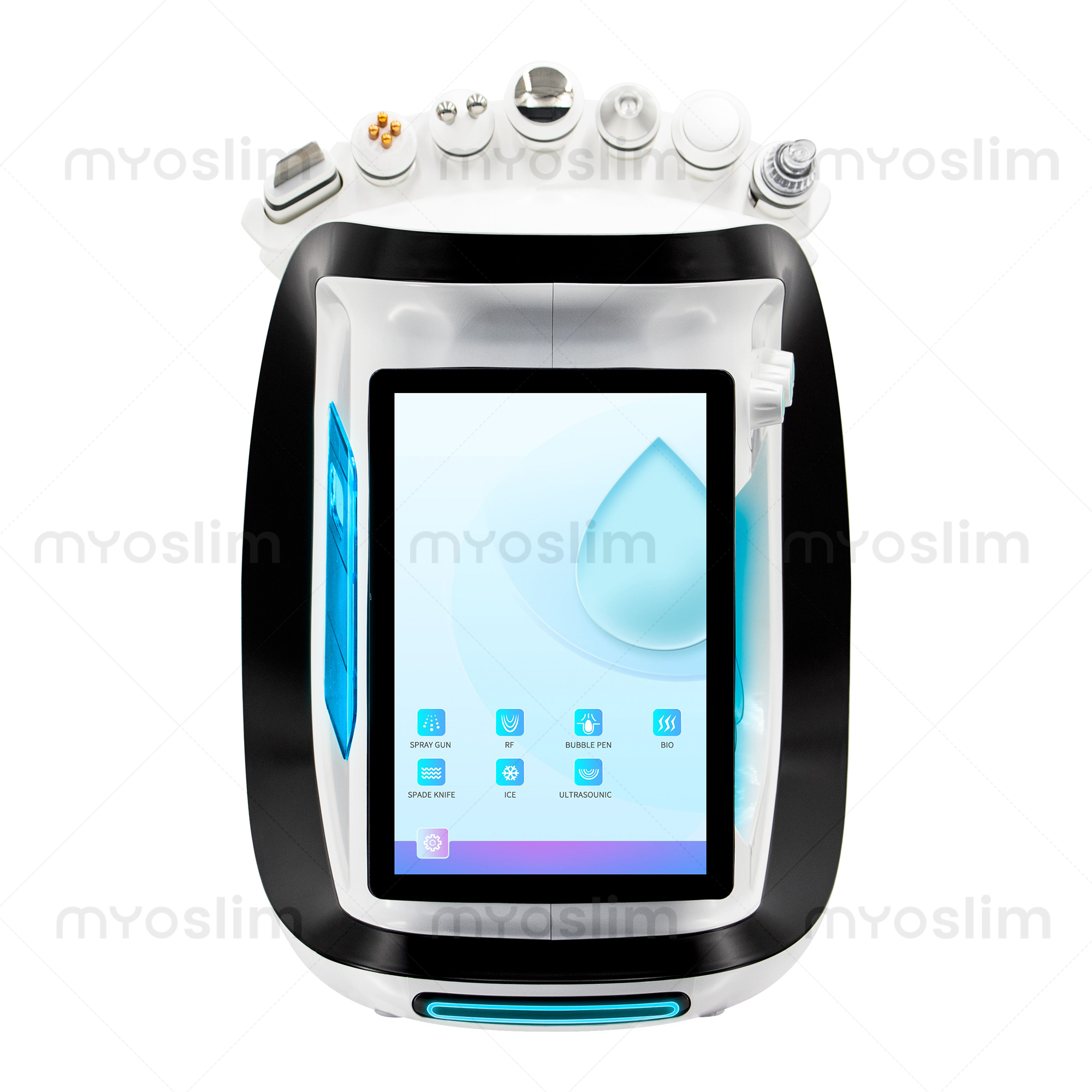 Intelligent Ice Blue Technology Revitalizes Skin Brightens Complexion Improves Pigmentation Hydrates Skin Exfoliates Gently and Treats Acne