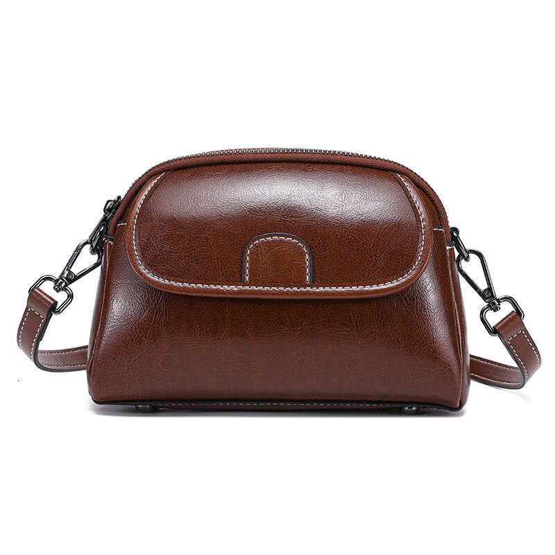 2025 New Women's Autumn Winter Genuine Leather Crossbody Phone Small Fashionable High-end Versatile Commuter Shoulder Bag