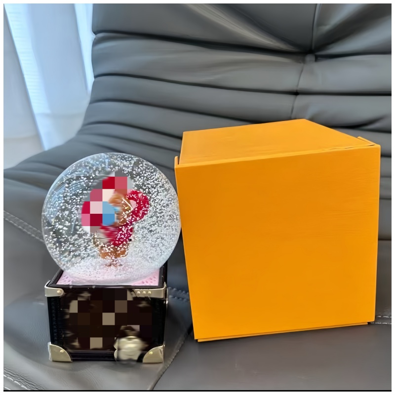 Snowflake crystal ball classic Music Box boutique high-quality men's and women's luxury brand Christmas Gift