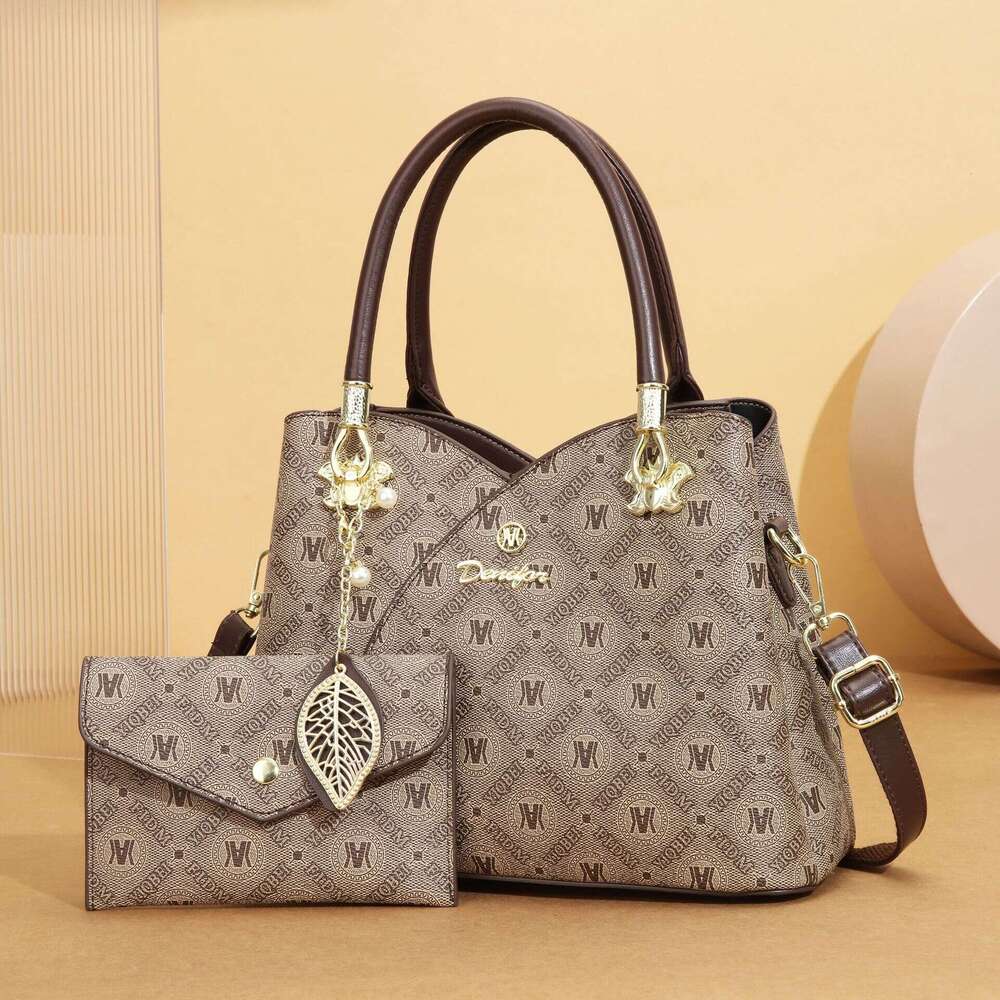 Bag with a High-End Feel, Large Capacity, Printed Women's New Fashion Tote Shoulder Bag, Handbag for Women