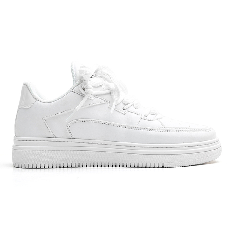 White shoes versatile couple style bread shoes women's height increasing casual shoes panda breathable board shoes men's trendy brand design