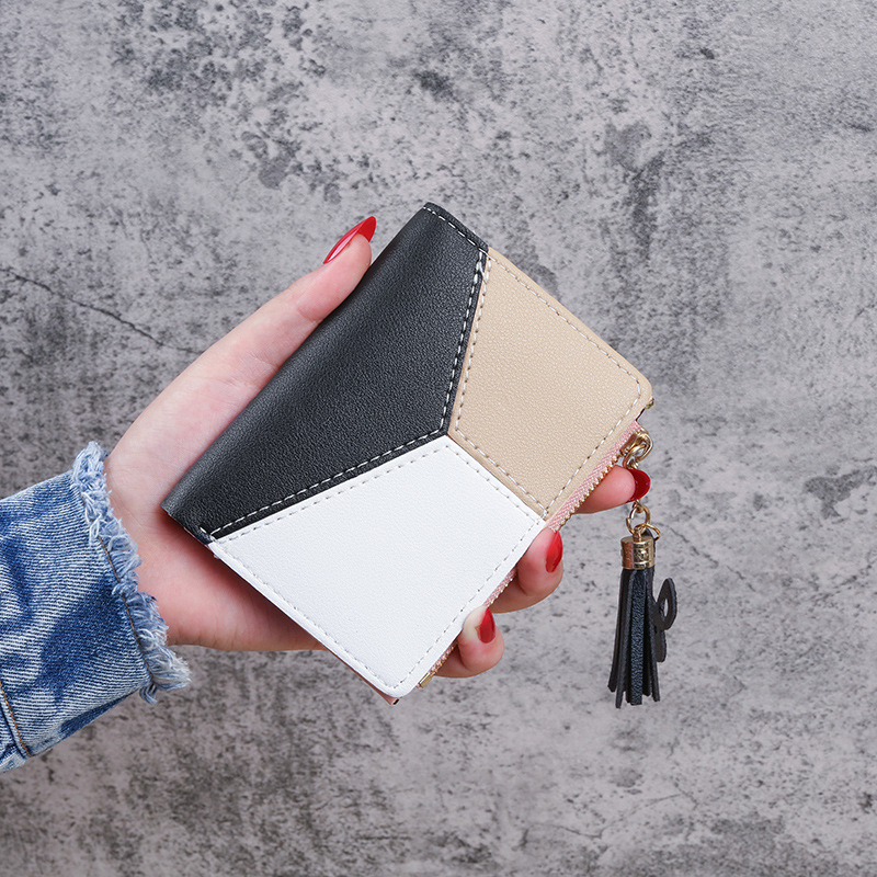 wallet designer card holder 2025 New Women's Small Holder Wallet Genuine Leather Look Ultra Thin ID/Door Access Card Organizer Free Shipping